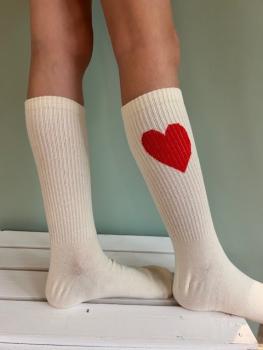 Preview: Socken ALPS AND BEACH Beige Herz