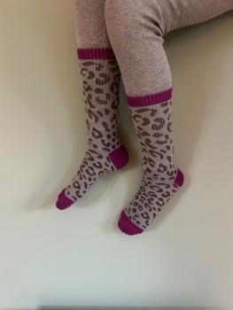 Preview: Leo Style 35-41 - Leo Socke mit Lila