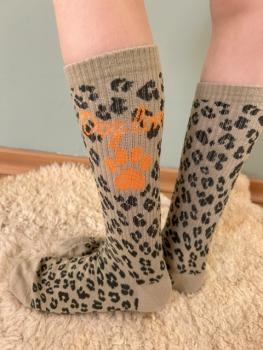 Socke Leo mit Dog Love in Orange
