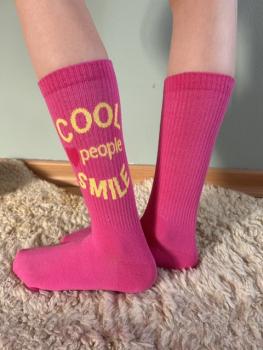 Socken Pink Cool People Smile