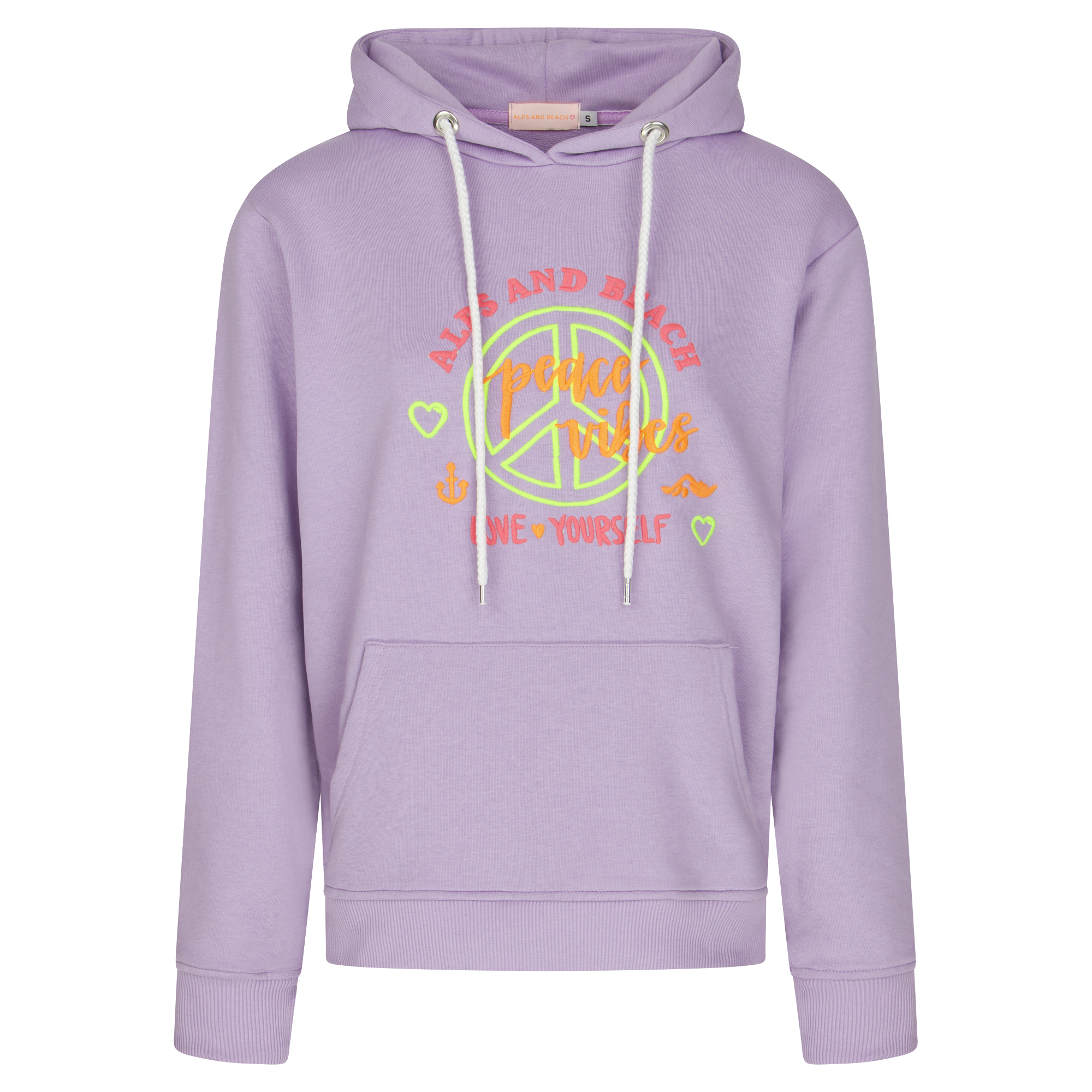 flieder hoodie damen