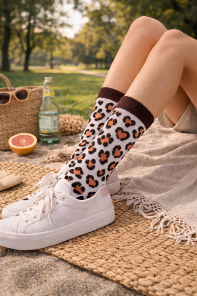 Socken ALPS AND BEACH Leo braun