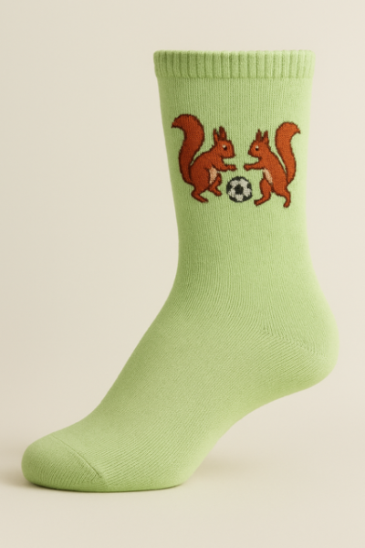 Greta rocks the Socks 34-40 - Eichhörnchen Fussball