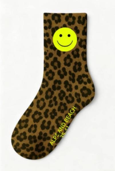 Leo Style Leo Socke mit Smiley